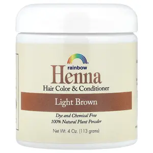 Rainbow Research Henna, Hair Color and Conditioner, Light Brown, 4 oz (113 g)