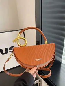 Ladies' Handbag Crescent Bag Fashionable Simple Casual Retro Design, Daily Commuting Shopping Dating Gift Giving Versatile Accessory Chic Vintage Handbag