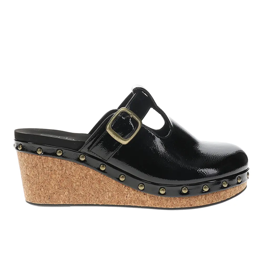 Corkys Womens In The Moment Studded Mule Clogs Casual - Black