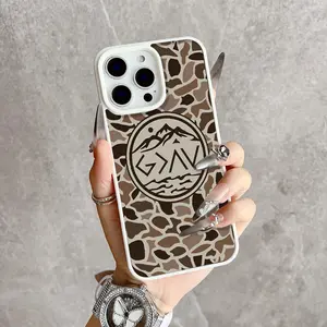 Magnetic Mountain Arrow Camo Phone Case, Supports Wireless Charging, Outdoor Hunting Gift, For iPhone 17 16 15 14 13 12 11 Pro Max Plus, Non-Yellowing Shockproof Clear Slim Soft Acrylic Protective Cover