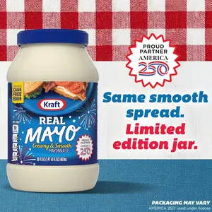 Kraft Real Mayo Creamy & Smooth Mayonnaise, for a Keto and Low Carb Lifestyle, 30 fl oz Jar