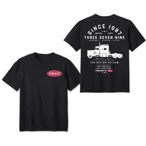 Peterbilt T-Shirt, Vintage 379 Outlaw Truck Graphic Design, Since 1987 Retro Style Print, Soft Cotton Unisex Tee, Perfect Gift for Truck Drivers