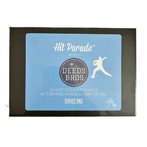 (1) 2024 Hit Parade Deedsbros Edition autographed baseball card
