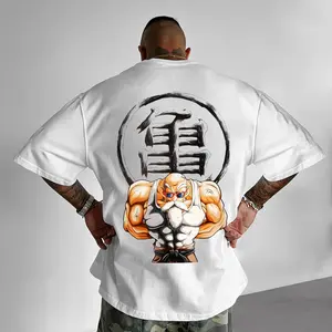 Urban Street Unisex Summer outfits men streetwear 80s 90s graphic tees cotton Anime tank tops men gifts