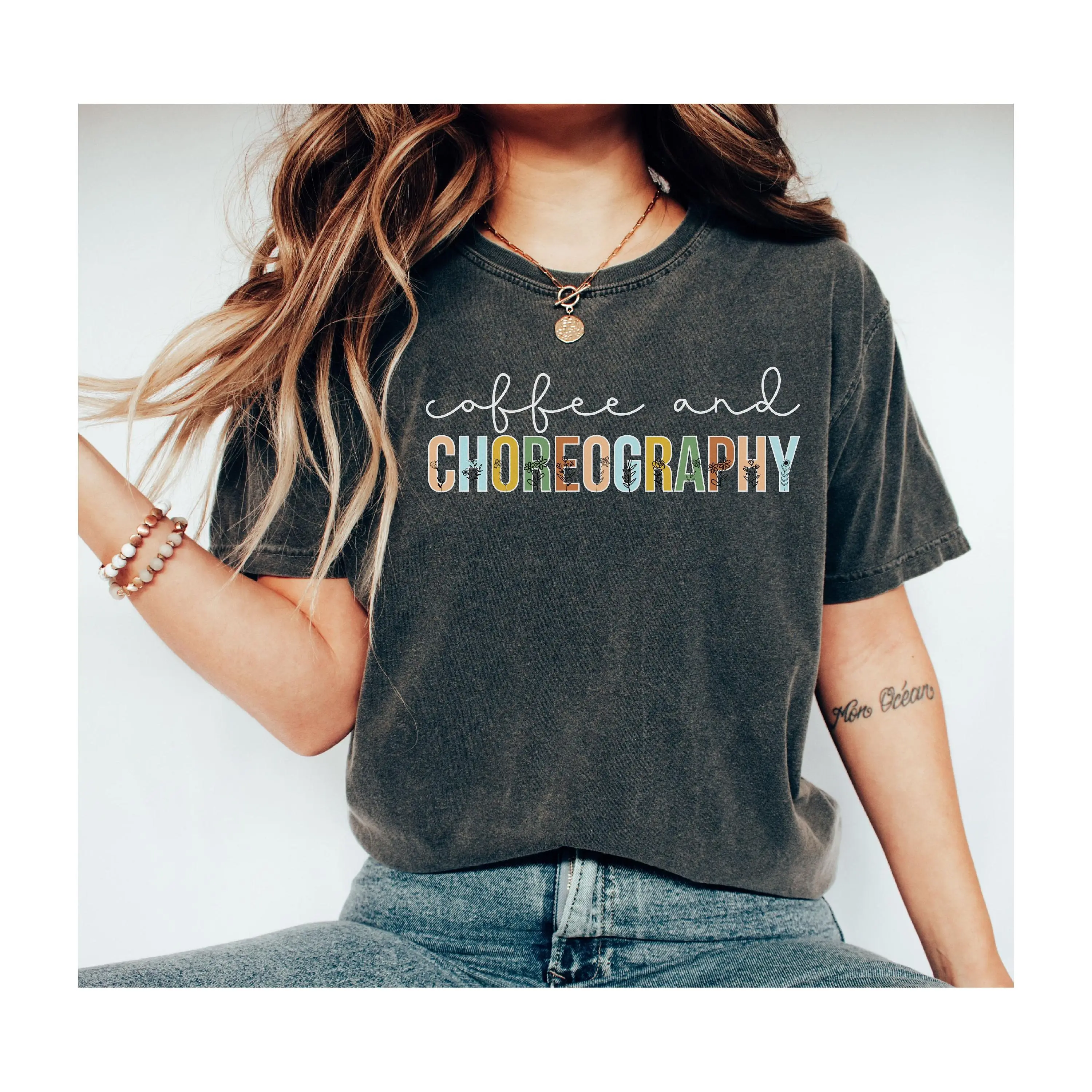 Dance Teacher Shirt - Coffee and Choreography, Dance Mom Shirt, Dance T-Shirt, Cheer Coach Gift Dance Lover Gift, Cheerleading Gifts Best Sweatshirt And Elegance Hoodie For Womens And Mens