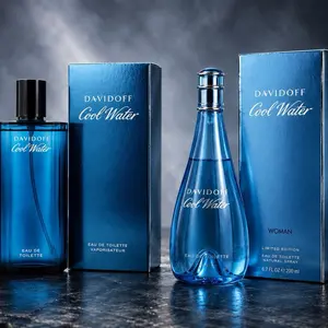 Cool Water Men's 125 ML+ Women's 100 MLEDT Spray Duo Bundle by Davidoff