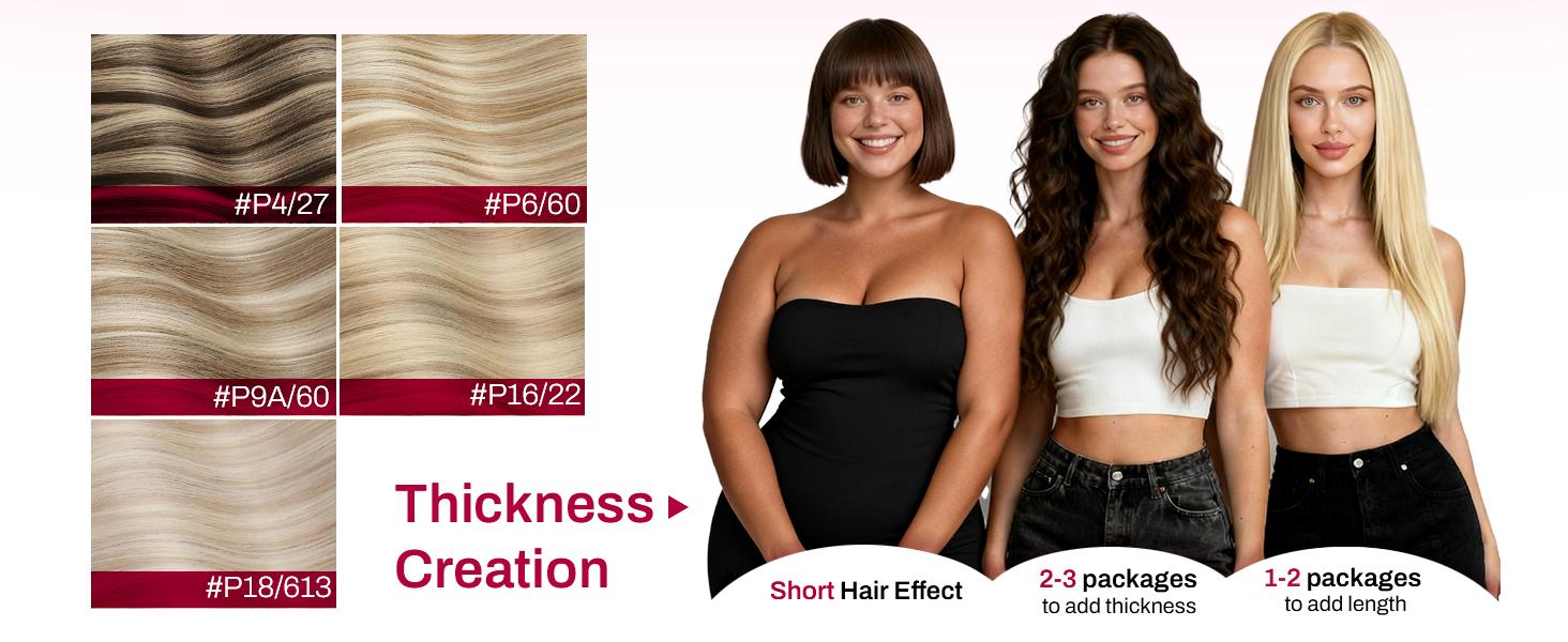 MORESOO Clip-in Hair Extensions Remy Human Hair Natural Straight 10-28inch Invisible Seamless Color Blend Easy Wear Black Hair Clip on for Women SpringStatements MORESOO Clip-in Hair Extensions Remy Human Hair Natural Straight 10-28inch Invisible Seamless Color Blend Easy Wear Black Hair Clip on for Women SpringStatements