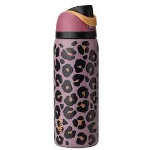 Owala College Student Fashion Double Drinking Sports Water Bottle 304 Stainless Steel Vacuum Insulated Cup Portable Outdoor Sports Large Capacity Water Bottle