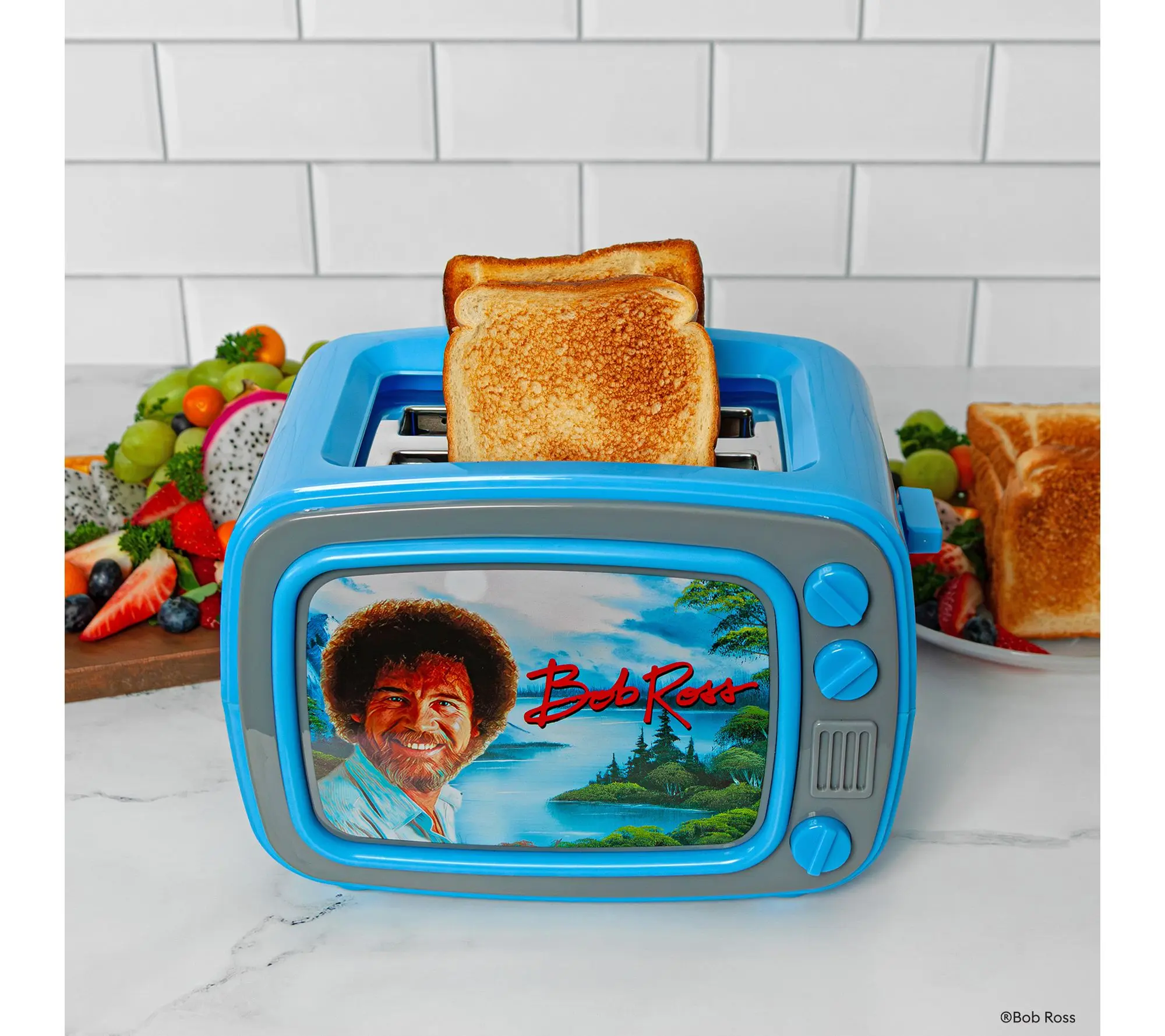 Uncanny Bob Ross TV 2-Slice Toaster Uncanny Bob Ross TV 2-Slice Toaster