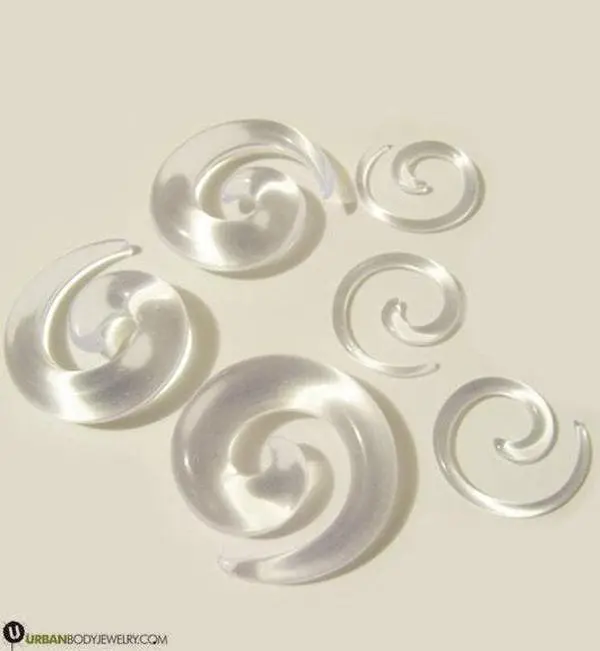 Acrylic Clear Spirals Acrylic Clear Spirals