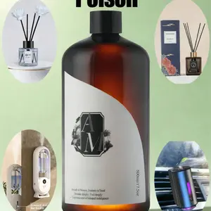 500ML Aromatherapy Essential Oil, No Fire Scented Liquid, Aroma Scented Floral (concentration 28%), Suitable for Ultrasonic Diffusers, Long-Lasting Fragrance