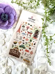 Daily in Tokyo Suatelier Stickers/ TOkyo Japan Stickers for Office Supplies and Stationary