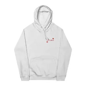 TE AMO Unisex Eco Raglan Hoodie (Embroidery)