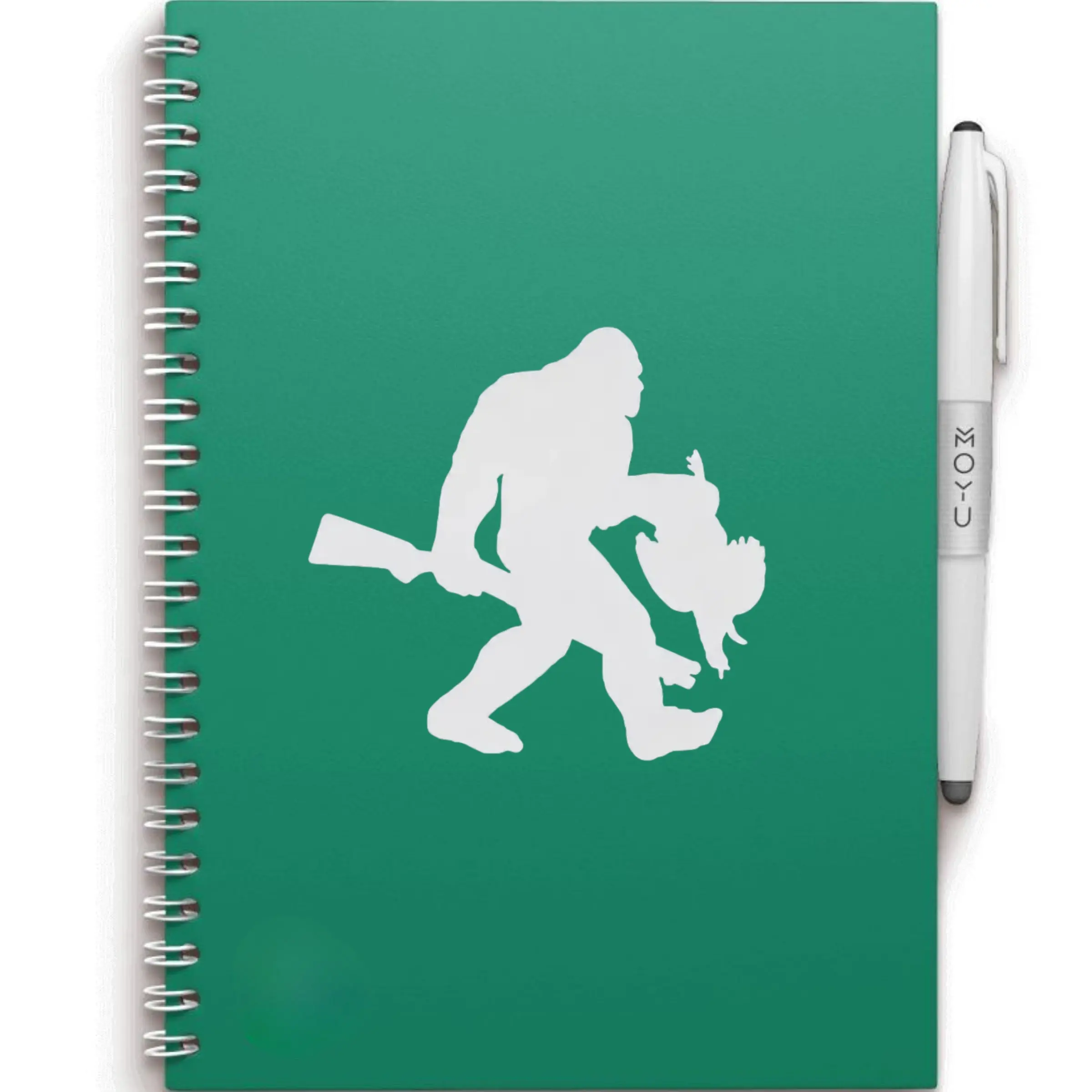 Sasquatch Turkey Hunting Vinyl Sticker, Bigfoot Hunter Decal, Outdoors Wildlife Waterproof Laptop & Car Sticker