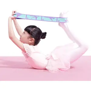Adjustable Stretch Strap for , 8-Loop Elastic Resistance Band for  Gymnastics, Ballet Dance, Yoga, Stuff,Pilates & Flexibility ,  Exercise Equipment for Girls