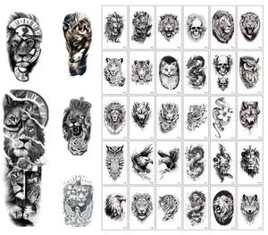 35 Sheets tattoo stickers, 5 Sheets tattoos for arms, chest, shoulders, 30 Sheets small black tattoos