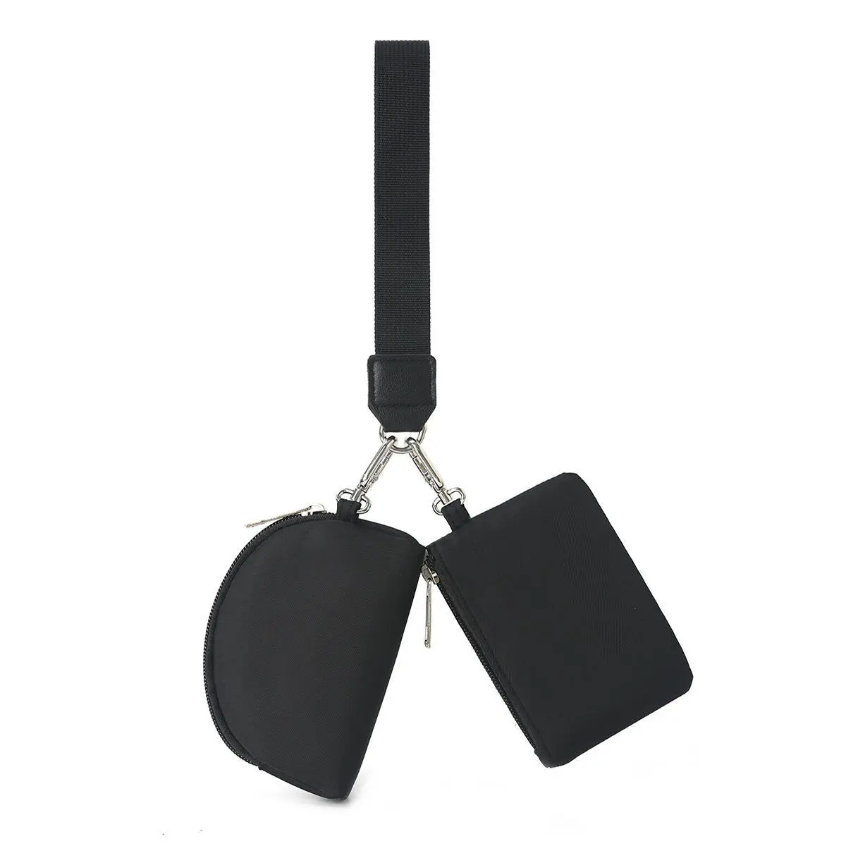 Black-Mini Zip Wallet 