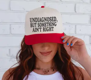 Undiagnosed Hat, Funny Trucker Hat, Custom Embroidered Hat, Otto Trucker Hat, Embroidered Hat, Custom Trucker Hat