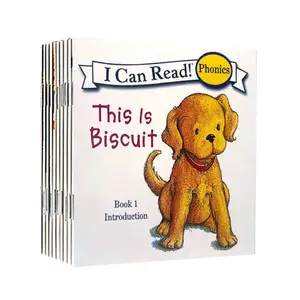 Biscuit First Edition Natural Reading Picture Book Set, Includes Long & Short Vowels, Basic Grammar, English Reading Practice, Home Learning, Paper Book