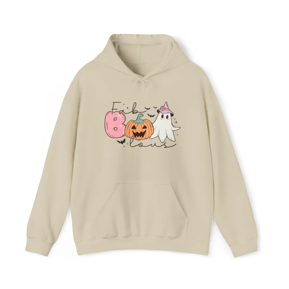 Halloween Fab Boo Lous Ghost Hoodie Unisex Heavy Blend™ Hooded Sweatshirt