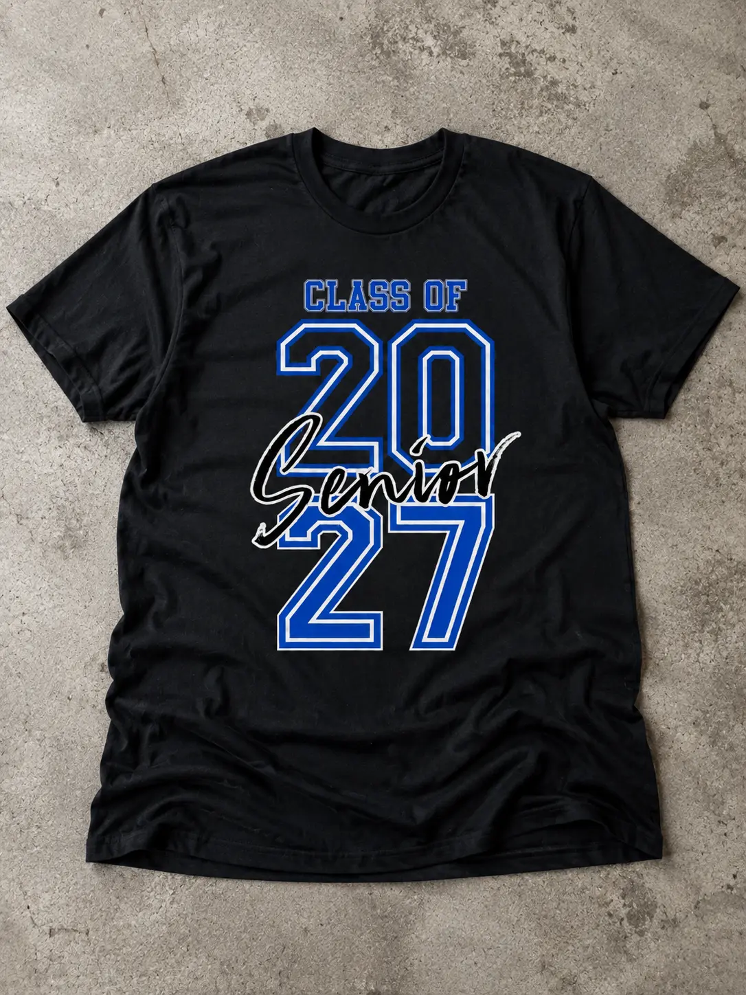 Class of 2027 Senior Shirt, Graduation T-Shirt, High School Senior Tee, College Style Class of 2027 Shirt, Senior Year Gift