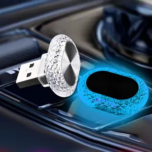 Car USB Ambient Light, MiNoni Size Lighting LED Atmosphere Lamp, Car Interior Decorative Light, Home Auto Accessories, Led Car Lights