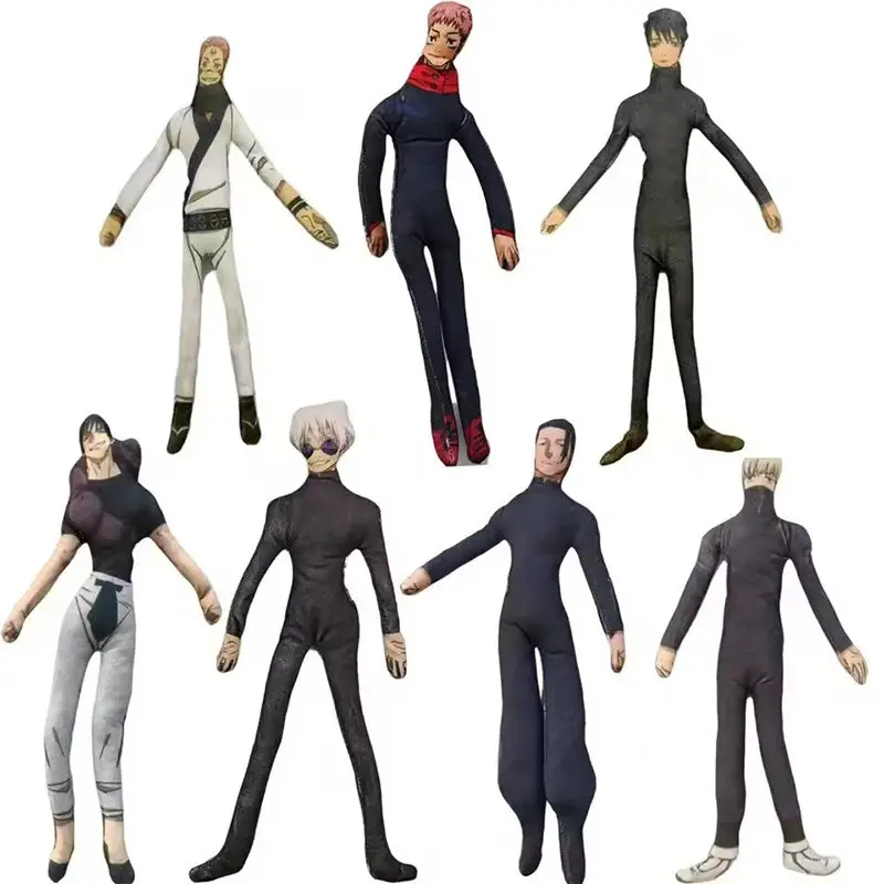 Anime Jujutsu Kaisen Doll Movable Funny Gojo Satoru Toy Shapeshift Figure Cosplay movable Abstract Wire Skeleton Halloween Prop