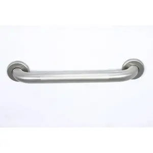LiveWell 16 inch ADA Compliant Grab Bar Standard Peened Grip 1 1/4 inch Diameter Model# LW-16x125-PN
