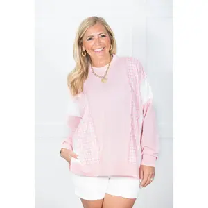 Springtime Plaid Top