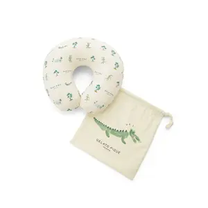 MEN'S All-over Crocodile Print Neck Pillow