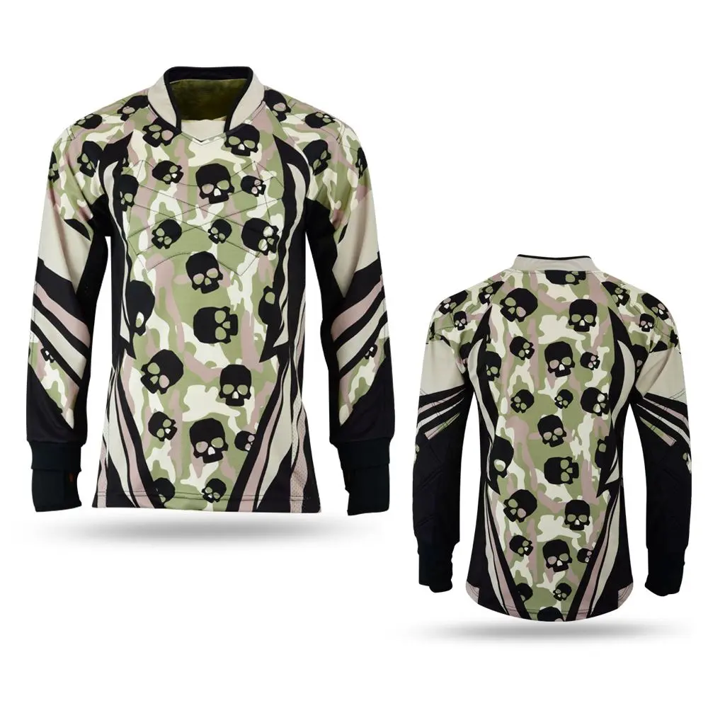 Galaxy High Quality Paintball Long Sleeve Padded Lightweight Jersey Cemo - 1144