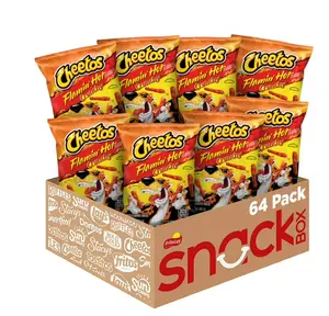 Cheetos Flamin' Hot Cheese Snacks, 2oz (64 Count) Cheetos Flamin' Hot Cheese Snacks, 2oz (64 Count)