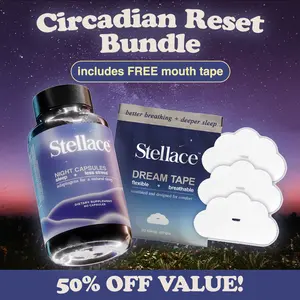 Circadian Reset Bundle - Stellace Night Capsules + FREE Mouth Tape - 30 Day Supply