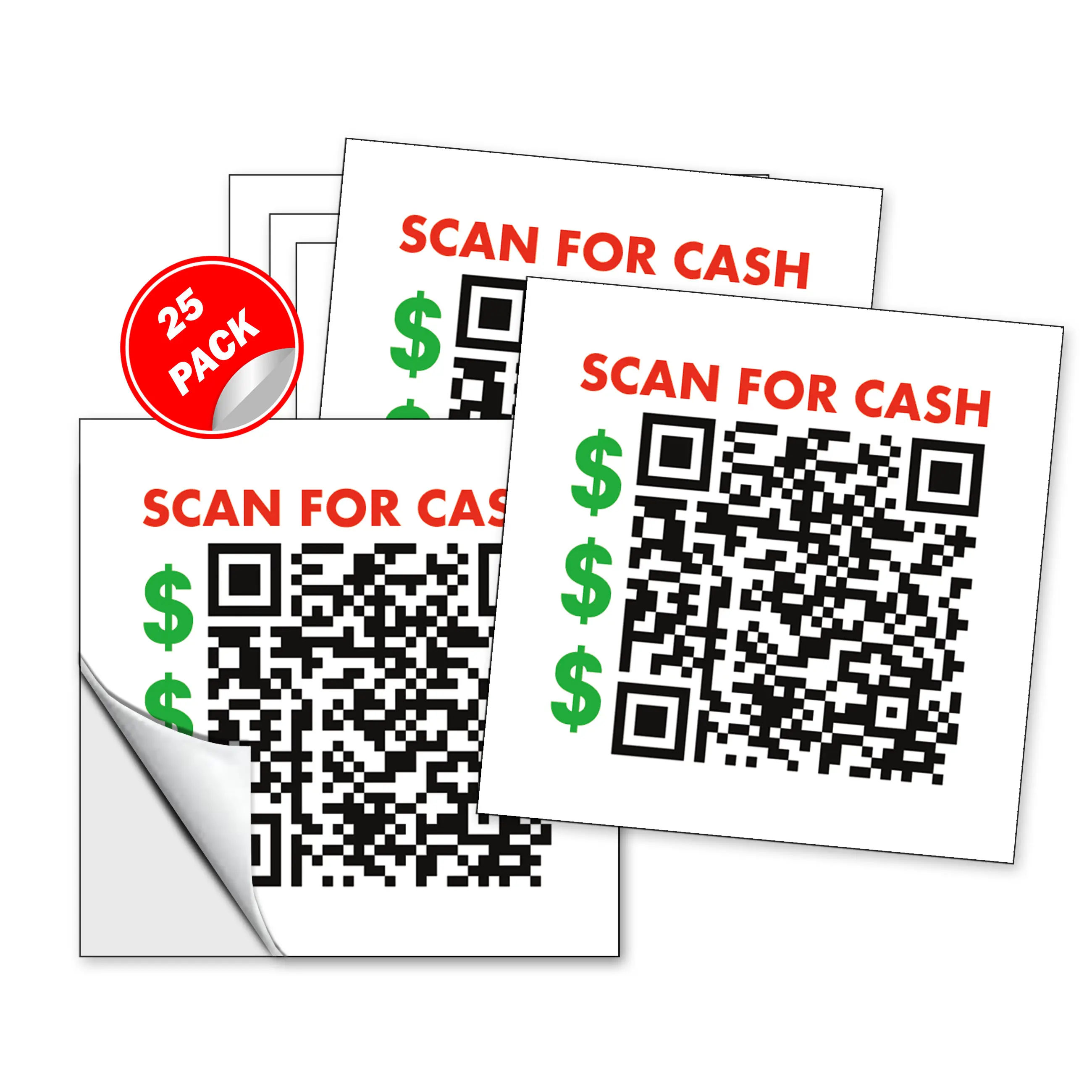 Embarrassing Scan QR Code Stickers - 25 QTY - TikTok Shop