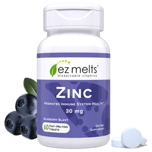 EZ Melts - Dissolvable, Zinc Supplement Gentle on Stomach, Sugar-Free