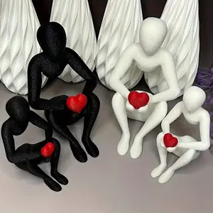 Love Hug Warm Home Decor Ornament, Cute Heart Figure Gift for Father's Day Mother's Day Valentine's Day, Portable Fashion Decoration