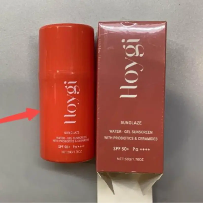 HOYGI Water-Gel Sunscreen SPF UV Ceramide Repair Hyaluronic Acid Hydrating Facial Sunscreen Lotion