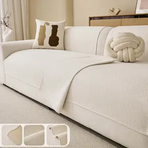 1PC Pet-Friendly Sofa Cover for Dogs & Cats, Scratch Resistant Couch Protector, Protects Against Pet Hair, Soft Furniture Seat Cover for Sectional, Loveseat & 3-Seater Sofa
