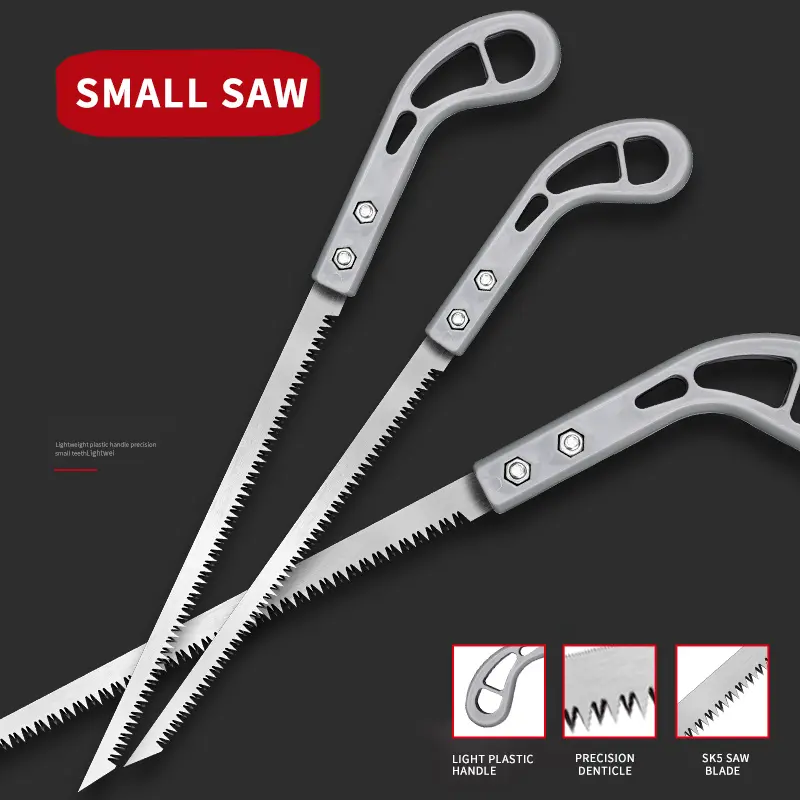 Cocktail Saw Hand Fine-Tooth Saw Fast Pruning Logging Tool Carpentry Handsaw Garden Branch Small Steel Saw