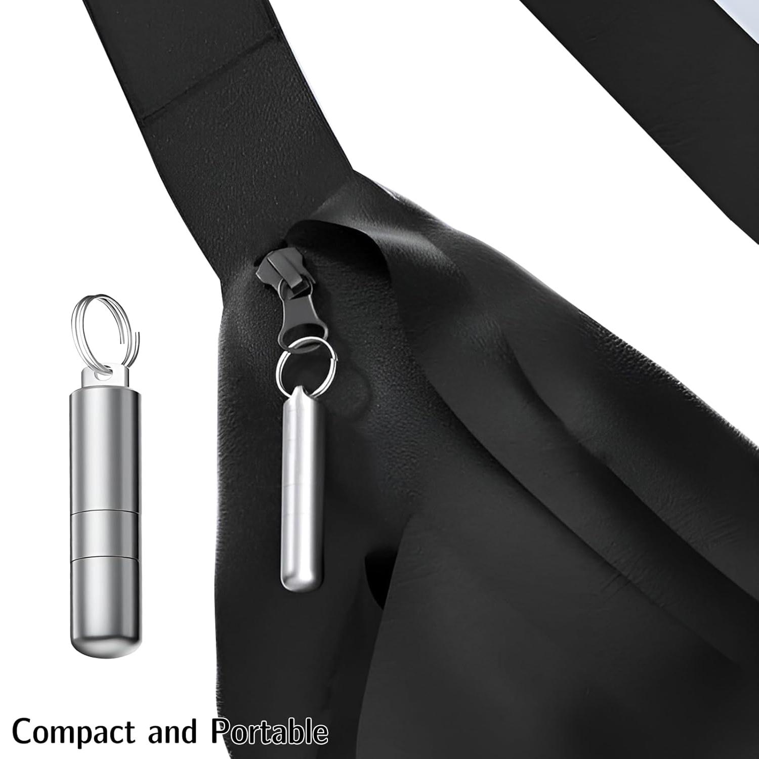 2-in-1 SIM Card Tray Removal Tool with Handy Cleaning Brush, EDC Portable Keychain Eject Pin Reset Needle Opener, Watchchain Link Remover for iPhones, Wireless Earbuds