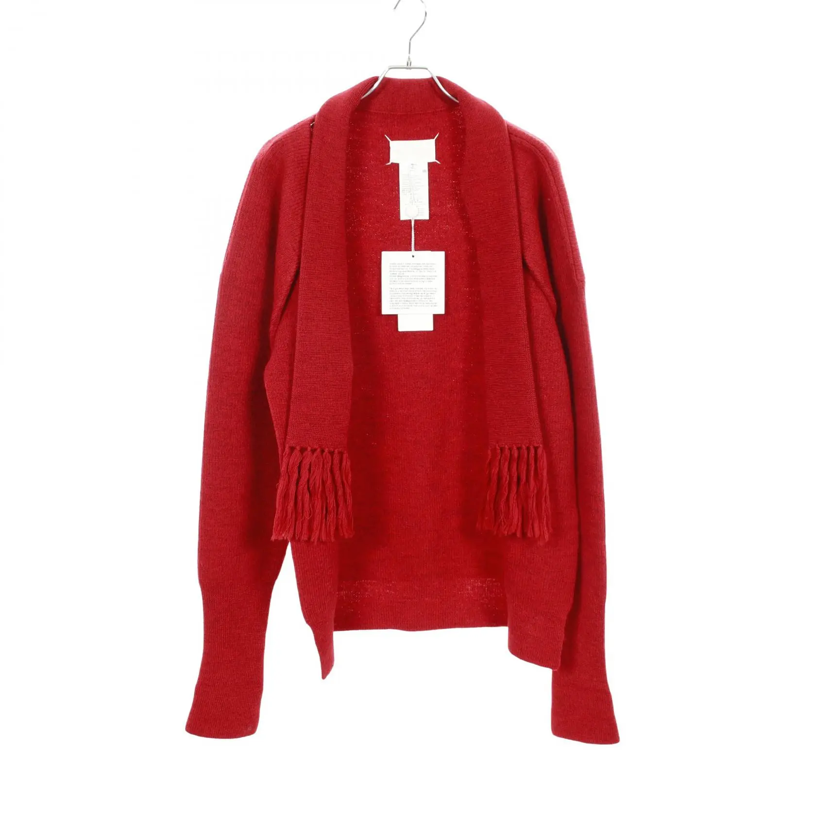 Pre-owned Maison Margiela Wool Small Leather Goods Cardigan 2408262120900098438