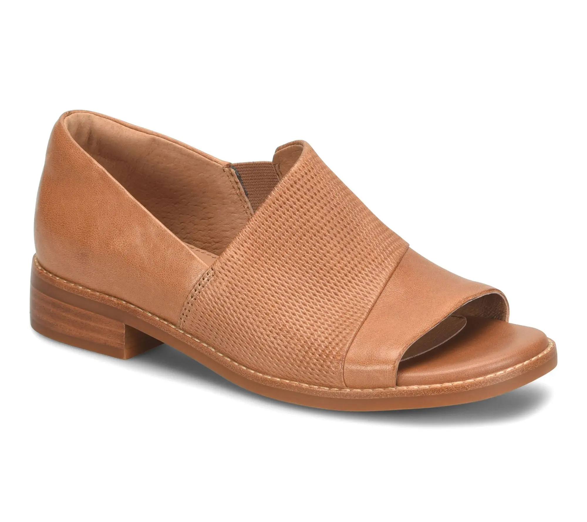 Sofft Leather Peep Toe Shoe - Naydeen