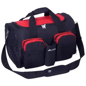 212 MAIN Everest 18 in. 600 Denier Polyester Sports Duffel Bag with Wet Pocket, Sporty Pocket Design, Adjustable Strap, Padded Shoulder, for Workouts