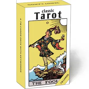 Tarot Card Beginner Guide, Tarot Cards with Meanings, Tarot Learning Set, Divination Tools, Essential Tarot Kit for Beginners, Tarot Card Decks