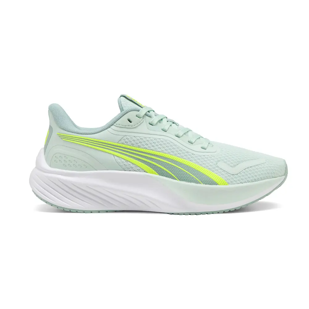 PUMA Womens Pounce Lite Lace Up Sneakers Shoes Casual - Green PUMA Womens Pounce Lite Lace Up Sneakers Shoes Casual - Green
