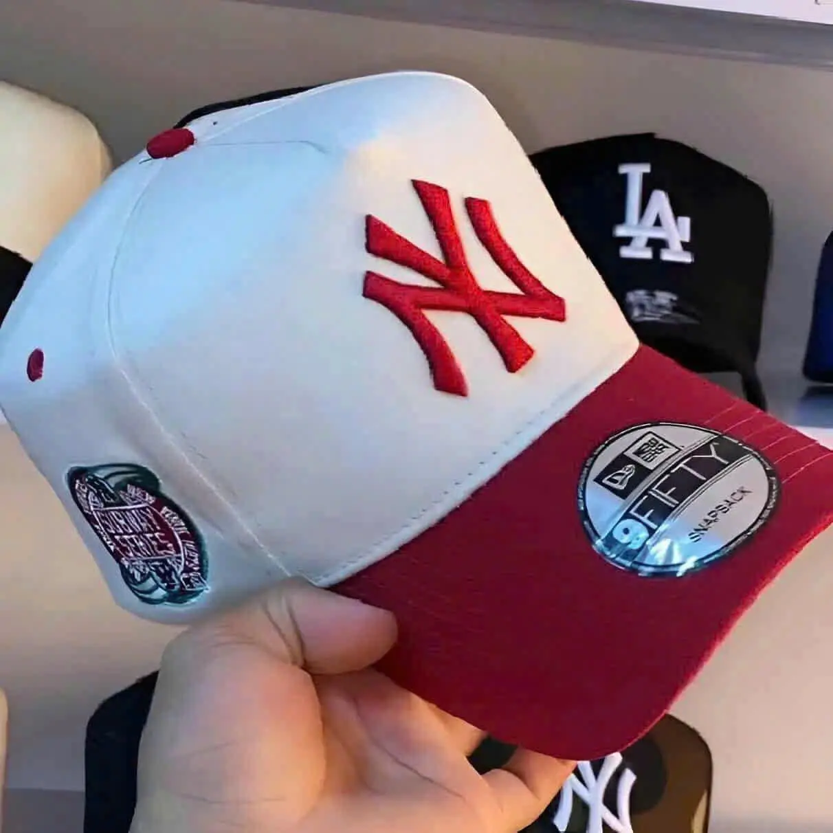 New Era New York Yankees Baseball Cap, Adjustable Snapback Hat Unisex Streetwear Hip Hop Style New Era Inspired