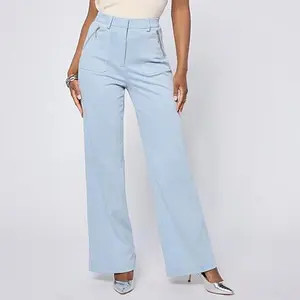 GREY by Jhoan Sebastian Grey Grey by Jhoan Sebastian Grey Flared Denim Knit Pant