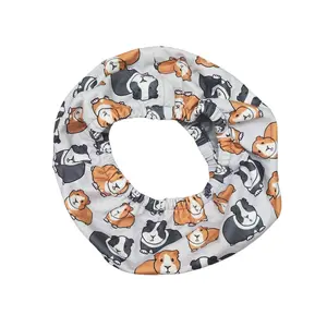 Bonding Scarf - Guinea Pigs on Gray (updated pattern)