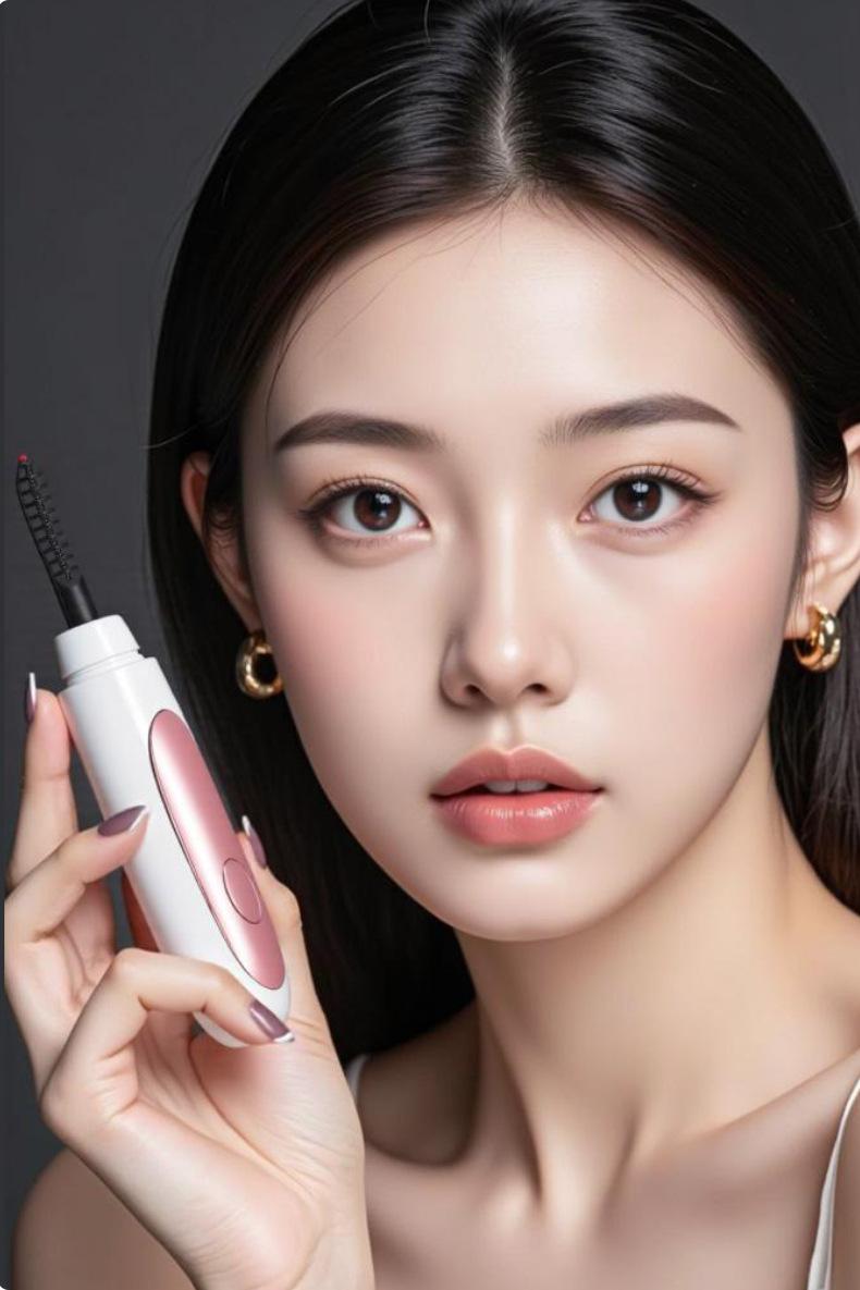 Electric Eyelash Curler - 10s Fast Warm Up, 24 Hour Curl, 3 Modes for All Lash Types | USB-C Rechargeable, Anti-Burn Design, Ideal for Sparse, Straight or Short Lashes