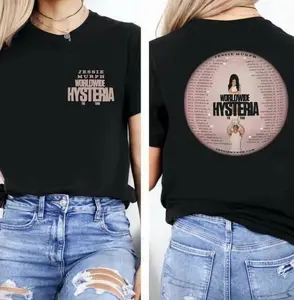 Jessie Murph Tour T-Shirt, 2025 Tour Music Sad Girl Concert Tee, Worldwide Hysteria Tour Merch Graphic Shirt, Music Shirt #03